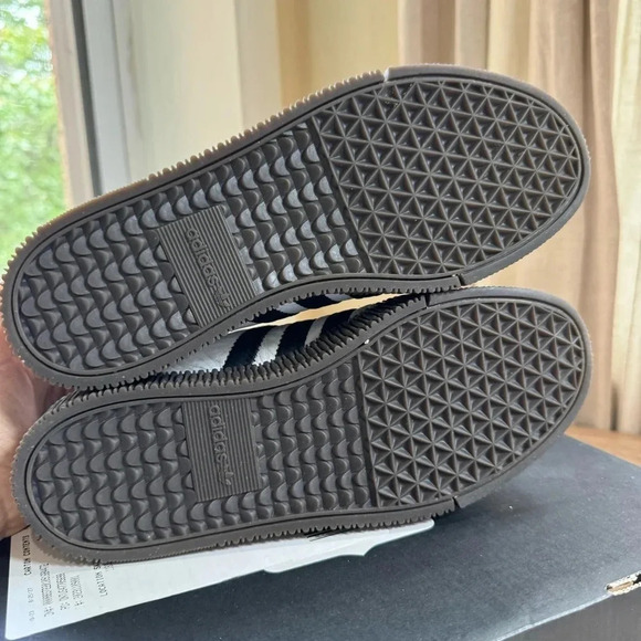New Adidas Sambarose Sneaker Shoes Platform Women's in Black White Gum - Picture 9 of 10